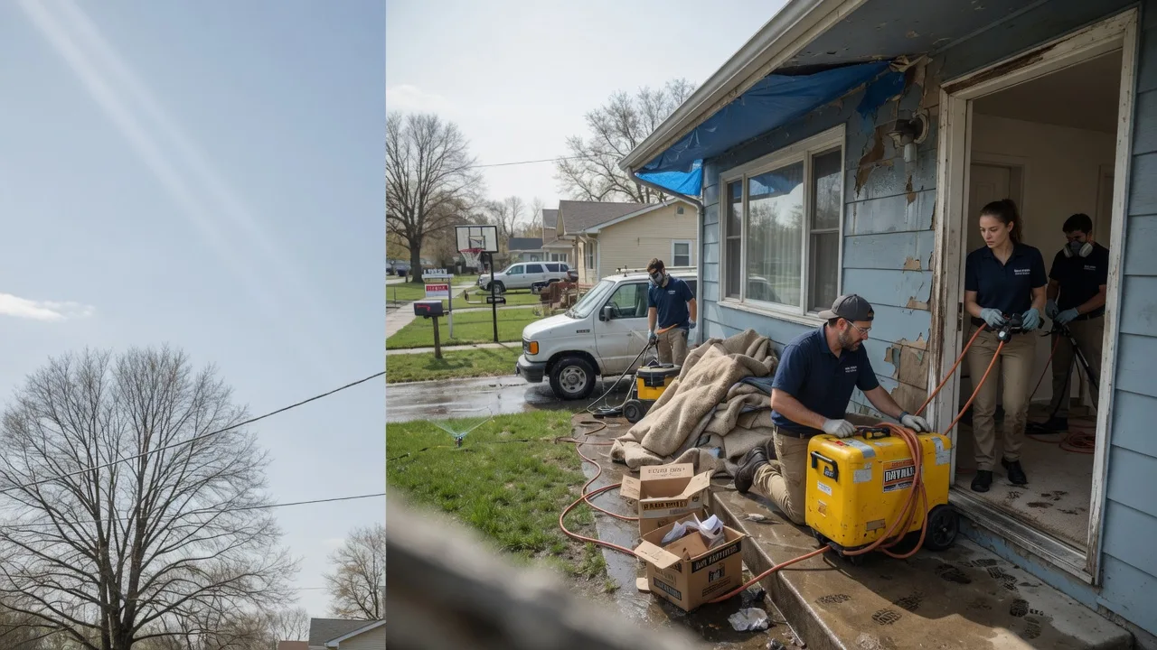 Basement Flood Cleanup in Victor, NY near me